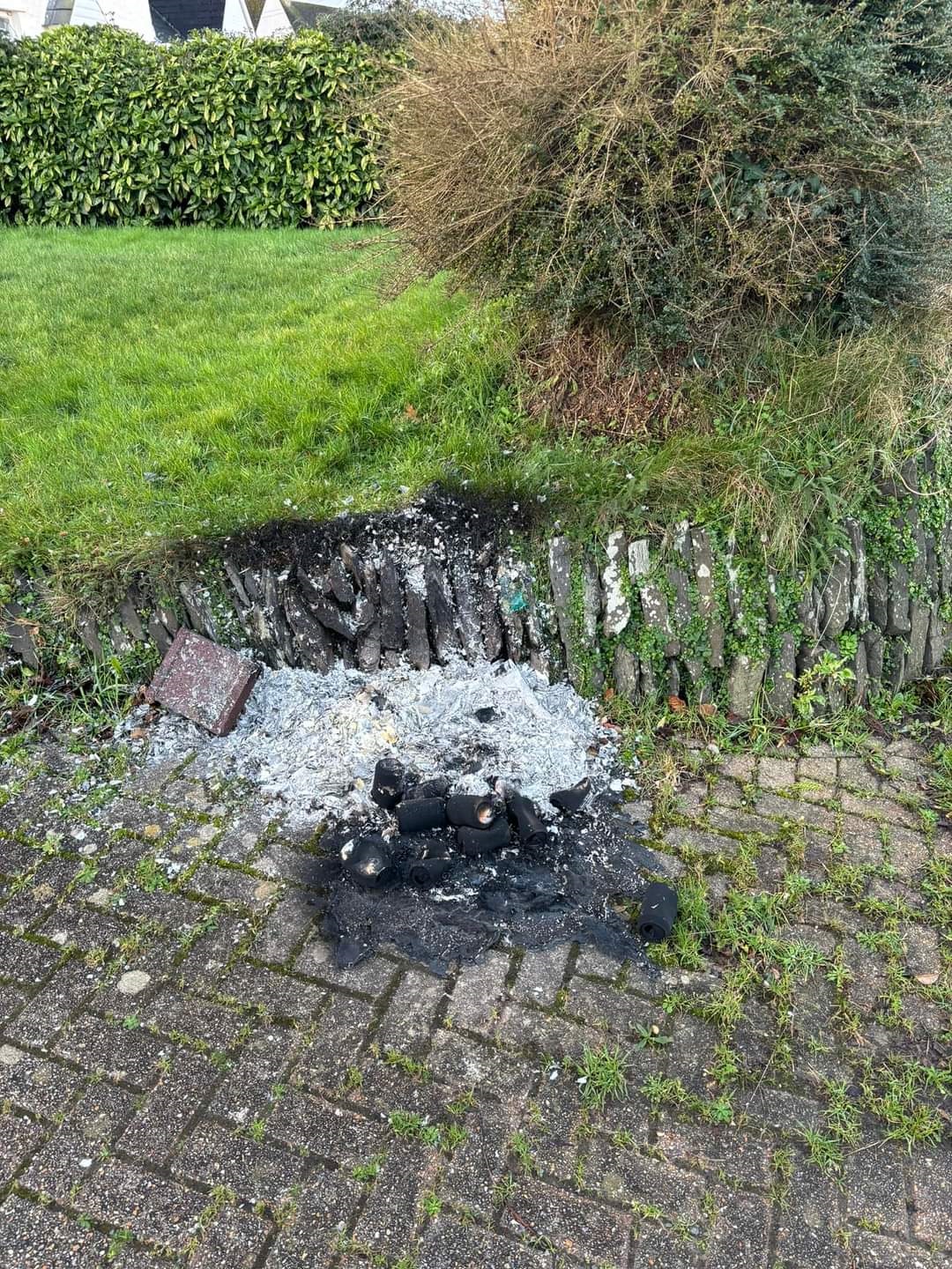 Residents’ recycling containers were destroyed in dangerous arson attacks at the weekend from Bickington to Yelland. Credit: D&C Police