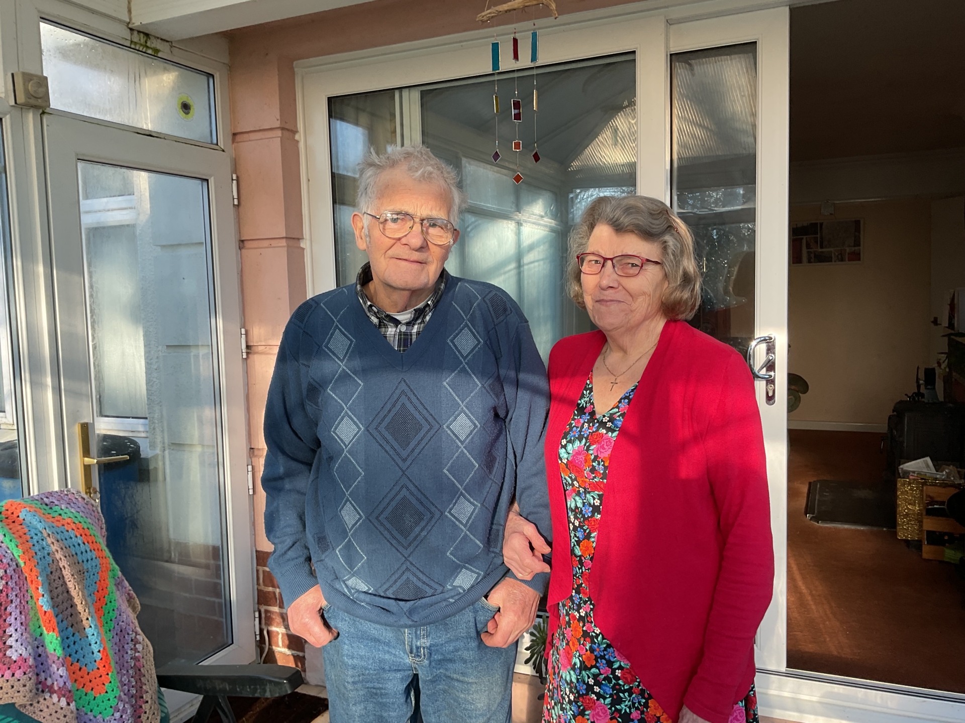 Ron & Rosella on their diamond wedding anniversary