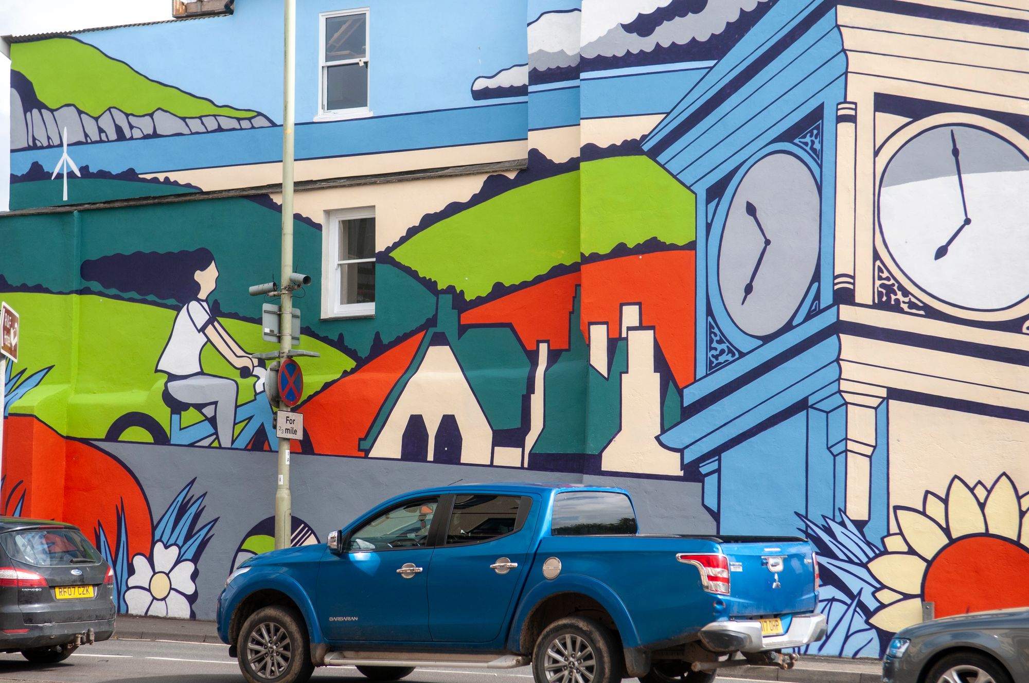 The new mural from artist Rich Thorne - Credit: Rob Tibbles