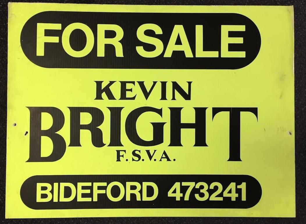 The original Kevin Bright sign