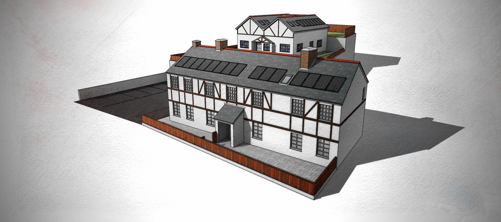 How the new development at the former Foxhunters Inn site will appear. Credit: SWC