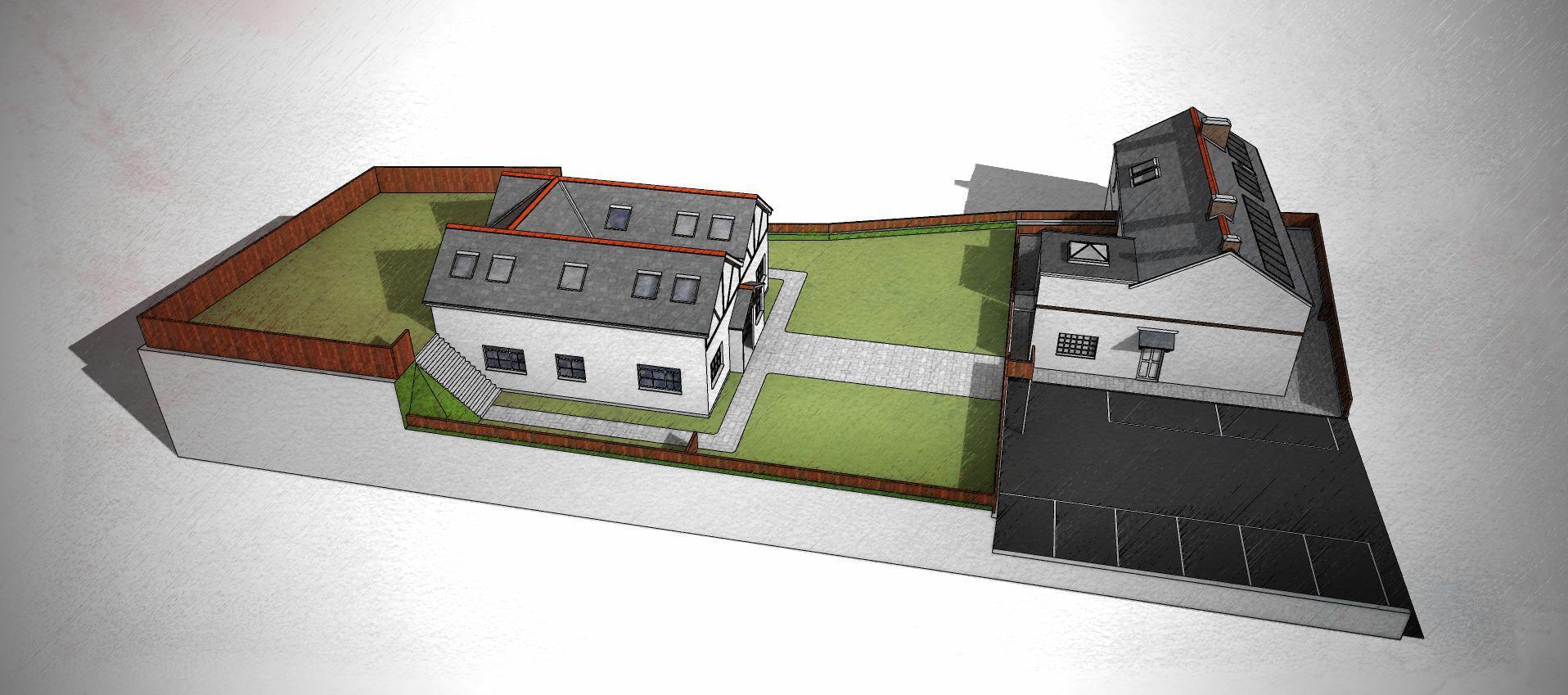 How the new development at the former Foxhunters Inn site will appear. Credit: SWC