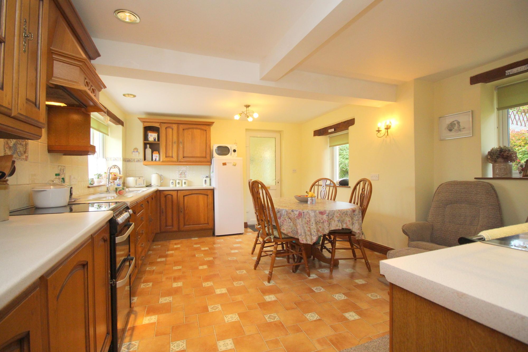 East View offers a very spacious kitchen and breakfast room. Credit: Brights
