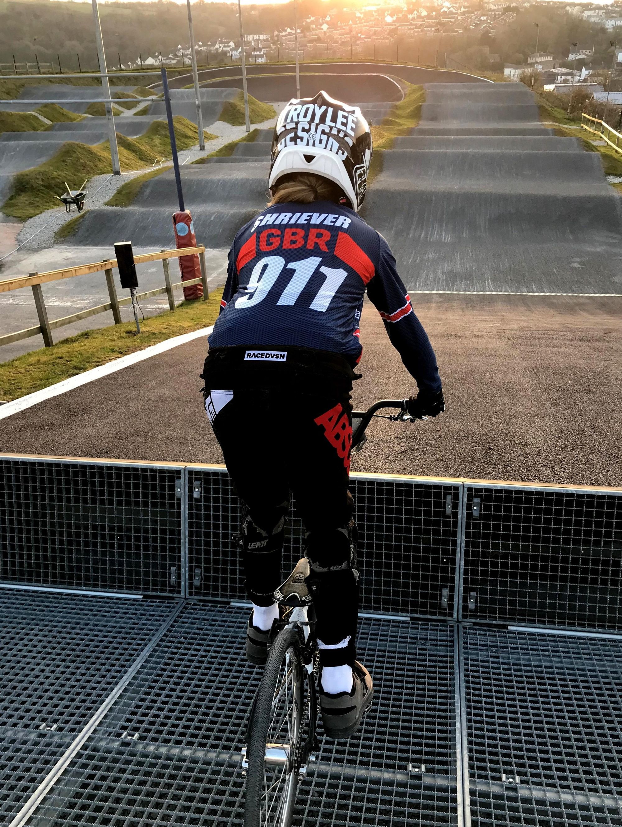 Lottie Brown at Bideford BMX track