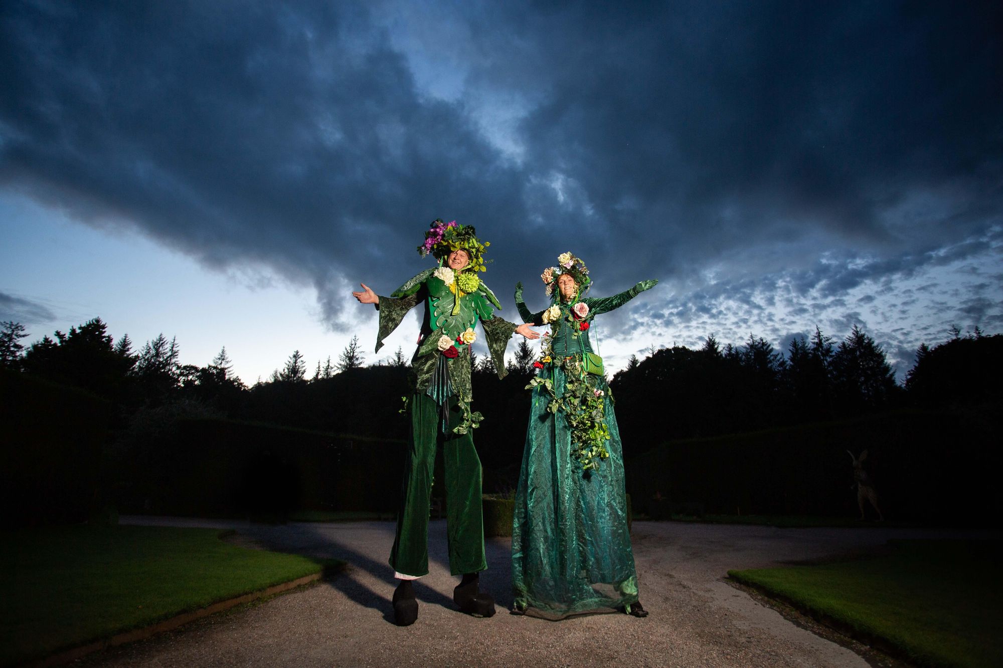 Nightwalk is a magical experience while raising money for a vital local charity in North Devon Hospice. Credit: Drew McDonald Photography