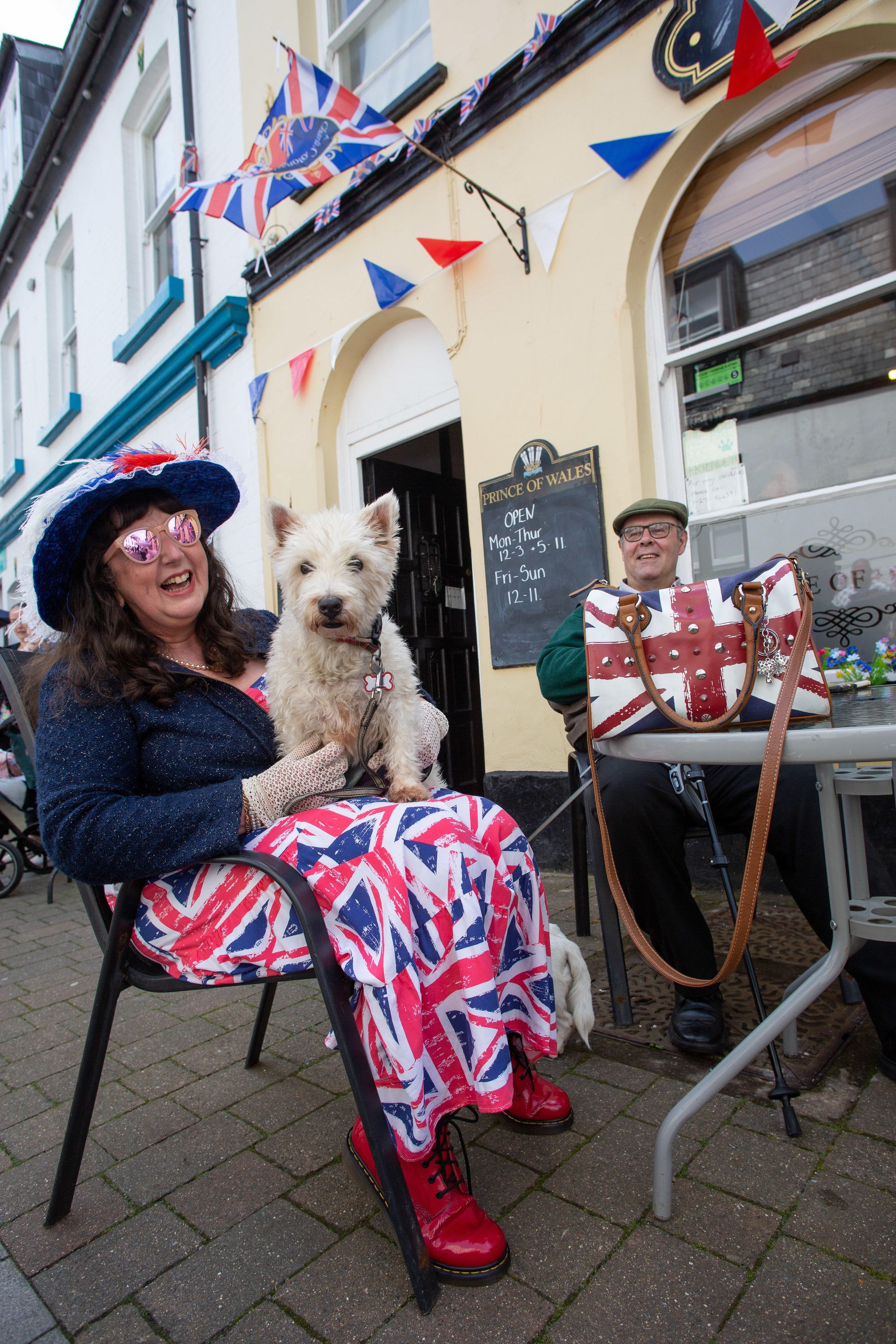 Enjoying the coronation street party in Fore Street, Ilfracombe. Credit: Tim Lamerton